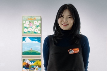 컬러에이치 홍정화 대표, 로사.C 작가 '생애 첫 그림 전시회' 참여