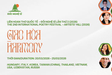 세계 시인들, 하노이에서 '하모니'를 노래하다… 제2회 국제시축제 '아티스트 힐 2026' 개최