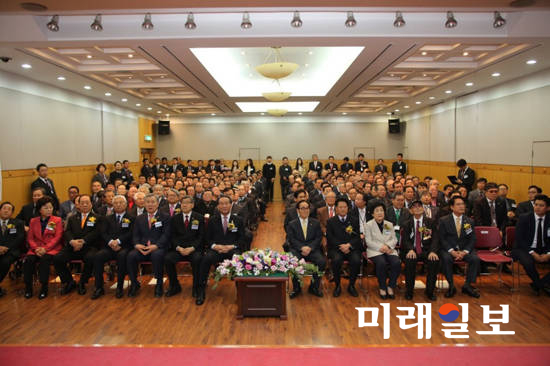 5일 서울 여의도 중앙보훈회관에서 대한민국상이군경회의 제87차 정기중앙총회가 열리고 있다./사진=대한민국상이군경회 제공