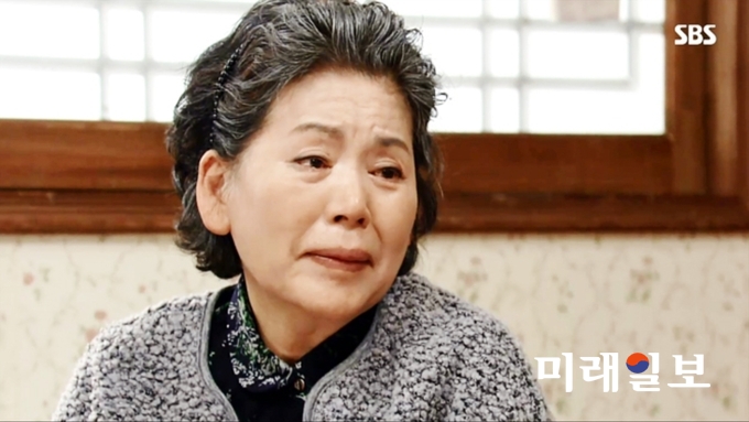 16일 폐혈증으로 별세한 배우 윤소정. 사진은 SBS 방송 켑쳐