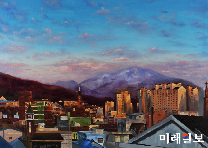 서법현_봄날 양림동_90.9×65.1cm_캔버스에 유채_2016