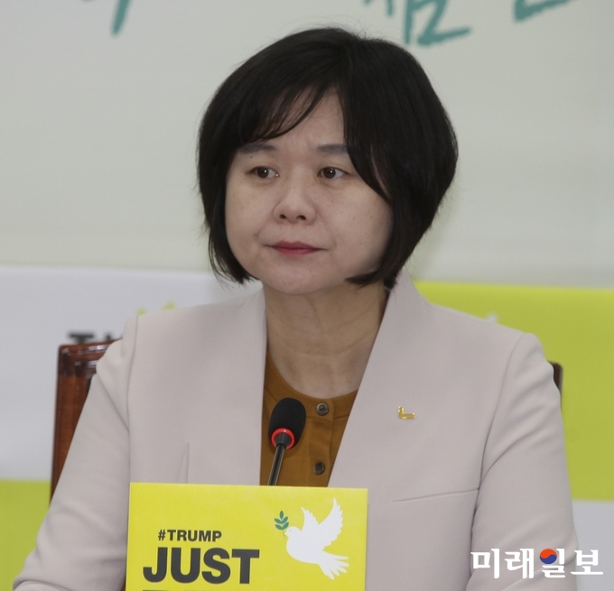 이정미 정의당 대표.2017.10,06/사진=김정현 기자