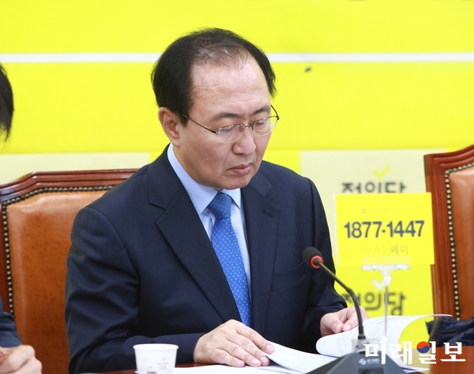 노회찬 정의당 원내대표./사진=김정현 기자