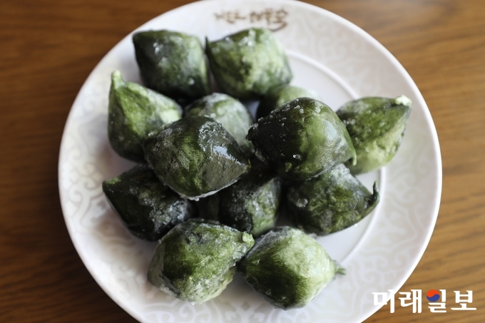 여수 거문도 해풍쑥송편