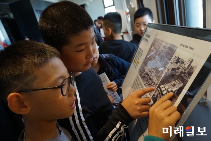 광주 수창초등학교 학생들의 오월길 행사 모습 / 사진=광주시교육청 제공