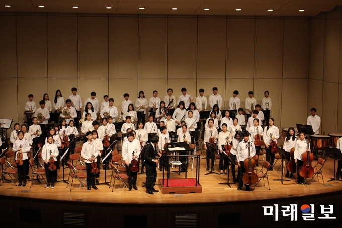 2017 광주·대구 학생관현악단 교류음악회 모습 / 사진=광주시교육청 제공