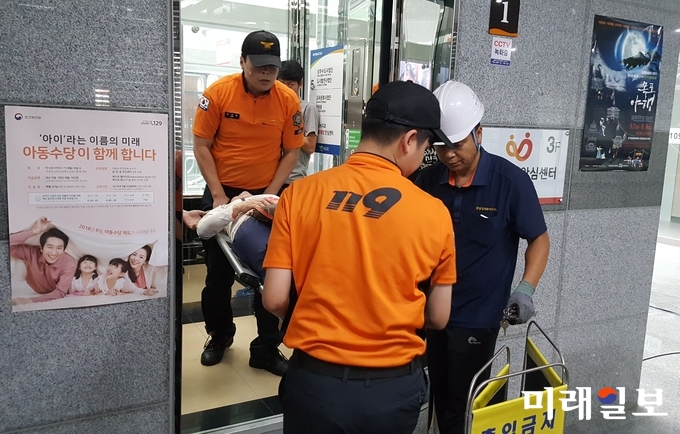 전라남도는 31일까지 3일간 목포, 순천, 곡성, 구례, 함평, 진도 등 6개 시군에서 ‘승강기 사고대응 합동훈련’을 실시한다. / 사진=전남도 제공