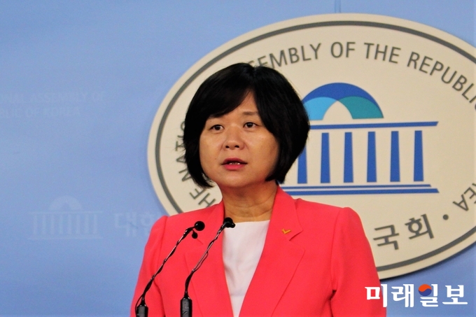 이정미 정의당 대표./사진=김정현 기자