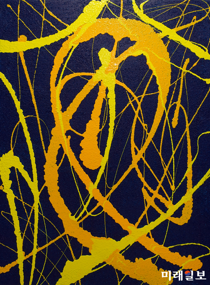 서양화가 장소영/Untitled/2018 Acrylic and gel medium on canvas/97x130.3cm