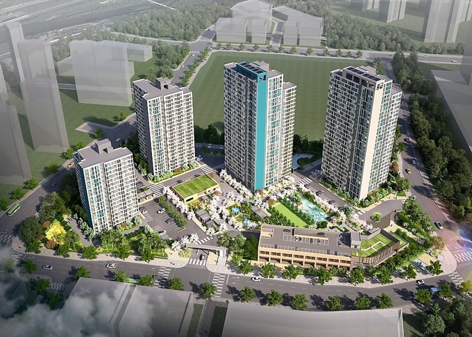 다산신도시 다산역A2 지구 조감도./사진=경기도 제공