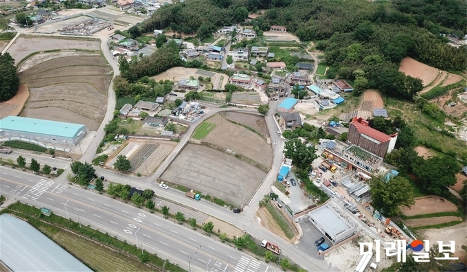 광주지역에서는 최초로 한국에너지공단에서 인증하는 에너지 자립마을에 선정된 황산마을 전경 / 사진=남구청 제공