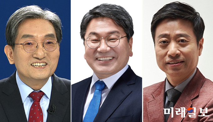 노영민 신임 비서실장, 강기정 신임 정무수석, 윤도한 신임 국민소통수석(왼쪽부터)./사진=미래일보DB