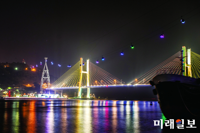 여수 밤바다 야경 / 사진=전남도 제공