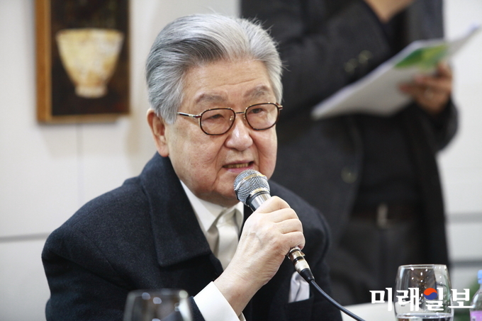 14일 오후 서울 종로구 평창동 보주박물관에서 개최된 '대한민국 대표 茶人박물관 건립관련 간담회'가 열리고 있는 가운데 박동선 사단법인 한국차인연합회 이사장이 발언하고 있다./사진=장건섭 기자