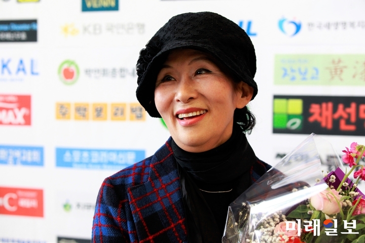 우상민 ㈔한국연극배우협회 이사장이 21일 오후 서울 백범김구기념관에서 열린 3.1 운동 100주년 기념 '2019 한국을 빛낸 사람들 대상' 시상식에서 문화예술공로부문 '2019 대한민국 연극발전 공로대상'을 수상하고 수상소감을 밝히고 있다./사진=장건섭 기자