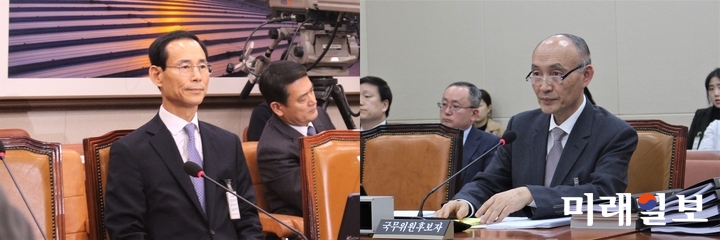 문재인 정부 2기 내각 장관 후보자 중 31일 조동호 과학기술정보통신부 장관 후보자(왼쪽)가 지명철회되고 최정호 국토부교통부 장관 후보자는 자진 사퇴했다./사진=김정현 기자