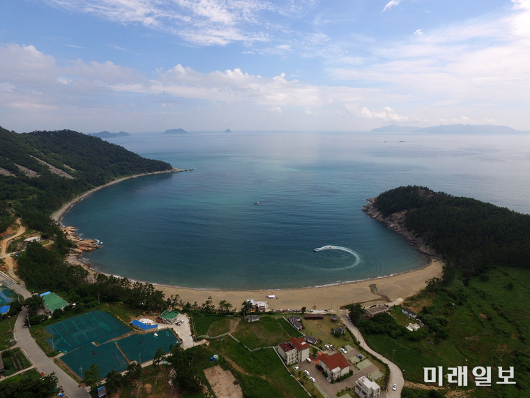 전남 완도 생일 금곡 해수욕장