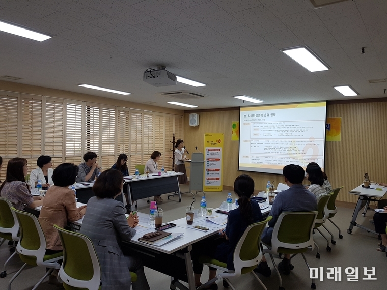 광주 광산구보건소 치매안심센터가 3일 구청에서 치매지역사회협의체 회의를 개최했다. / 사진=광산구 제공