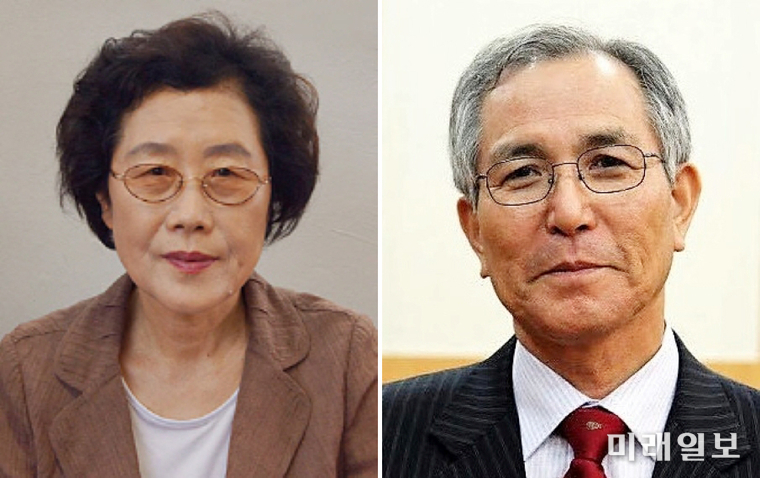 제3회 매계문학상 본상 수상자 김규화 시인(왼쪽)과 향토문인상 수상자 권숙월 시인,/사진=미래일보 DB