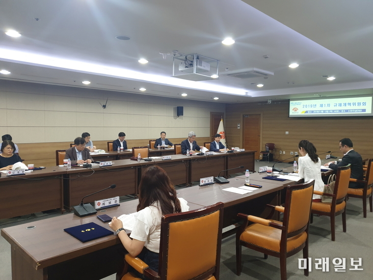 광주광역시는 13일 시청 3층 소회의실에서 민생안정과 규제혁신을 위한 ‘2019년 제1차 규제개혁위원회’를 개최했다. / 사진=광주시 제공