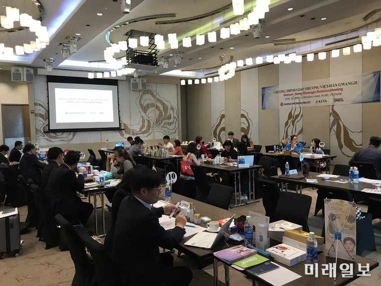 광주광역시 해외시장개척단의 활동 모습 / 사진=광주시 제공