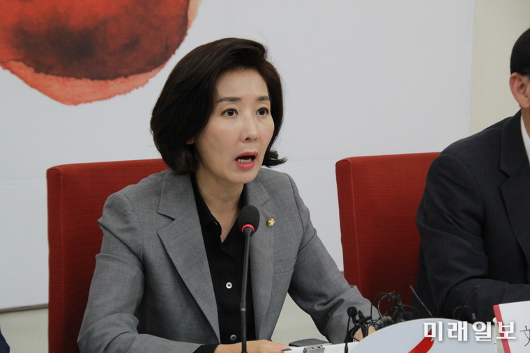 나경원 자유한국당 원내대표가 10일 서울 영등포구 여의도 국회에서 열린 '문재인 정권의 사법 장악 저지 및 사법부 독립 수호 특별위원회 회의'에서 발언하고 있다./사진=김정현 기자