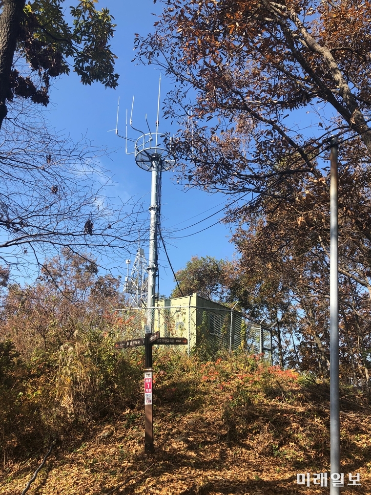 천운산 무선안테나 설치 장면 / 사진=전남도 제공