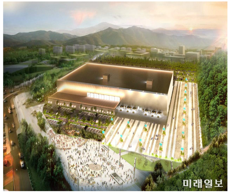 한국수영진흥센터 조감도 / 사진=광주시 제공
