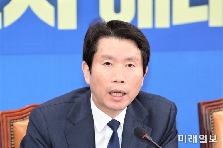 이인영 더불어민주당 원내대표./사진=김정현 기자