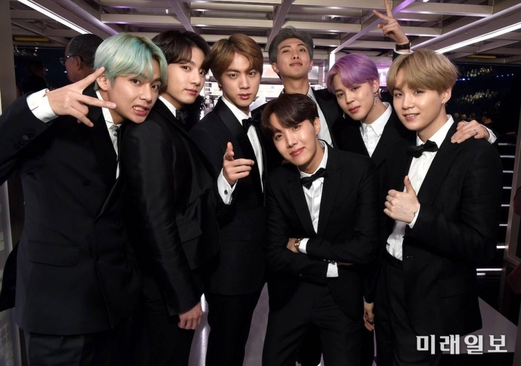 그룹 '방탄소년단(BTS)./출처=VOG