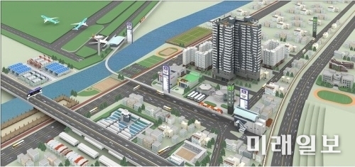 부산 사상구 '사상역 경보 센트리안' 아파트 조감도.