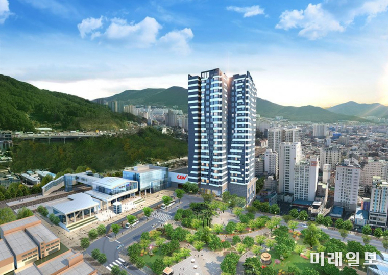 부산시 사상구 괘법동에 조성되는 '사상역 경보 센트리안 3차' 조감도./사진=중아건설 홈페이지