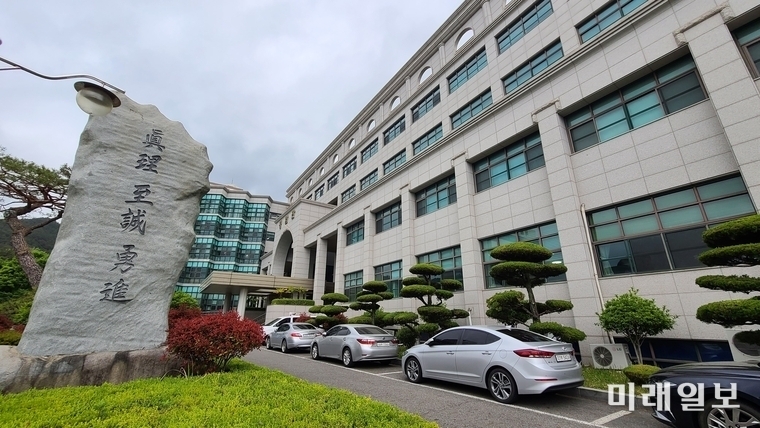 전남 순천시 녹색로 소재 청암대학교 전경 일부./사진=장건섭 기자