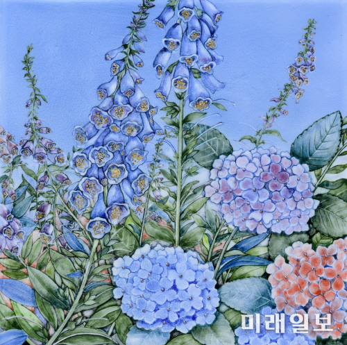 설숙영 도예작품 'Garden_로크도스'(300x420mm)