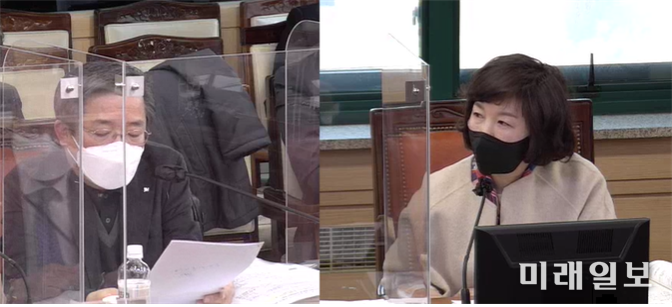 김경 서울시 의원이 지난 9일 열린 제305회 임시회에서 질의하고 있다./사진=김경 의원실