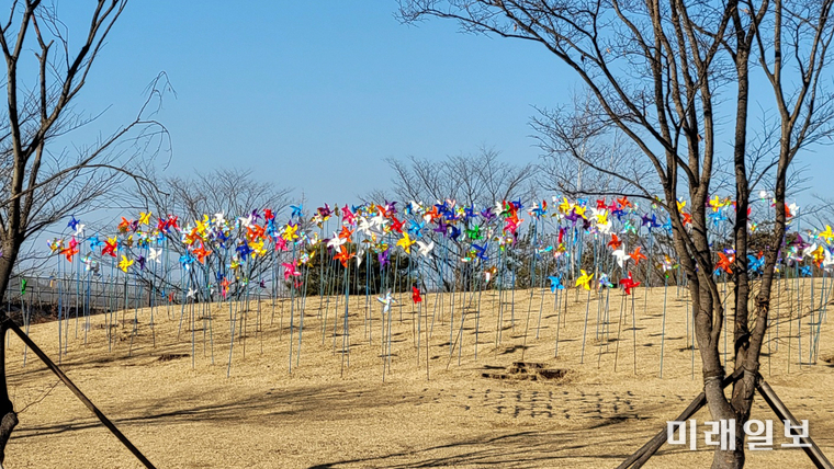 파주의 임진각 평화누리 공원 '바람의 언덕'.//사진=평화 민족통일 원탁회의 제공