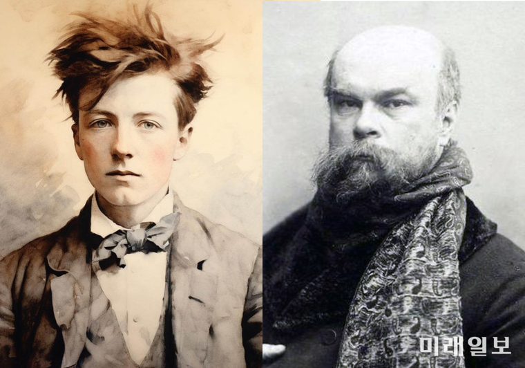 아르튀르 랭보(Arthur Rimbaud)(왼쪽)과 폴 베를렌(Paul Verlaine)./ⓒ미래일보