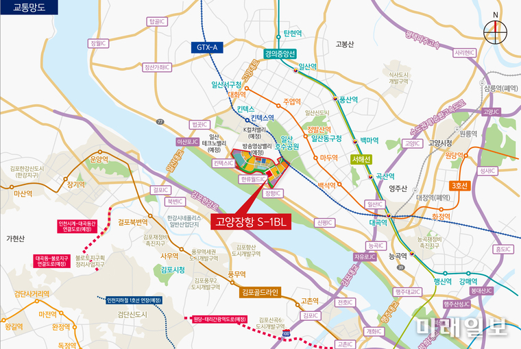 고양장항 S-1 단지 위치 지도./사진=LH 제공