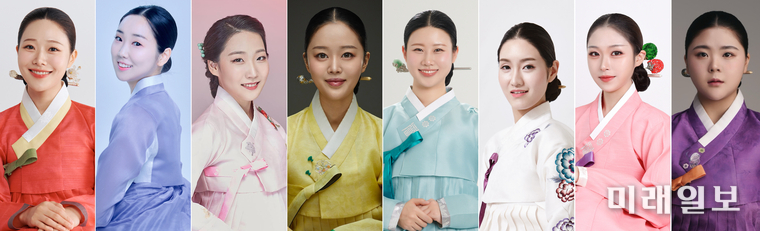 2025 제7회 전통성악 기획공연 '좌창, 깊은사랑' 출연진. (왼쪽부터) 엄지, 양은별, 김주연, 이채은, 홍주현, 최주연, 오수진, 김지만./사진=선릉아트호 제공