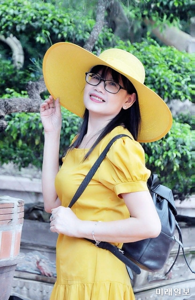 베트남 하이퐁 거주하고 있는 응안 레(Ngân Lê) 시인./ⓒ미래일보