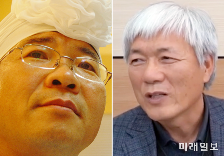 제22회 민족예술상 공동 수상자로 선정된 박희정 풍물꾼(왼쪽)과 정대호 시인./ⓒ미래일보